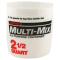 Leaktite Leaktite 5M3-50 Multi Mix Mixing Container - 2.5 Quart 372938